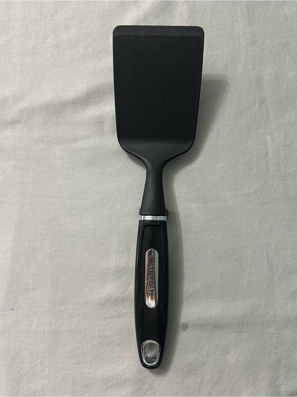 Farberware Black Nylon Solid Turner Spatula Heat Resistant Non-Stick Safe 12"